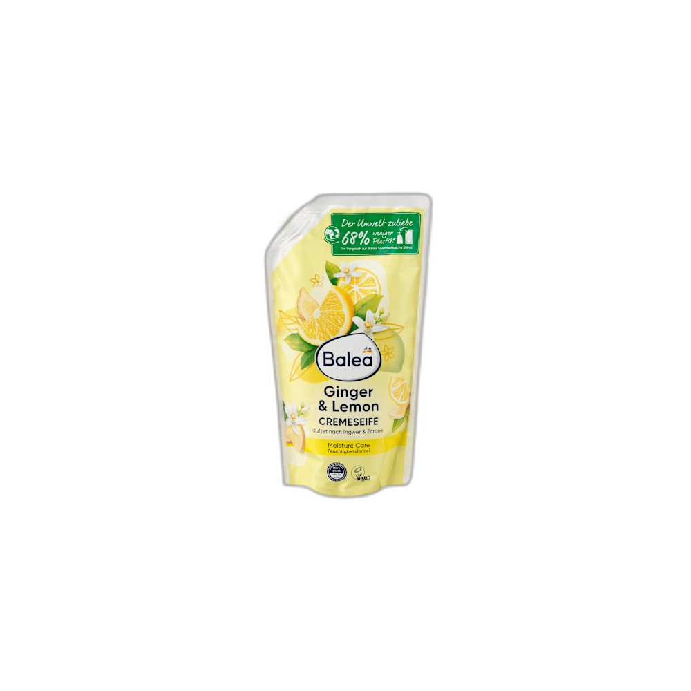 Savon Crème Gingembre & Citron, recharge, 500 ml